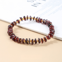 Natural Garnet Chip Bracelet