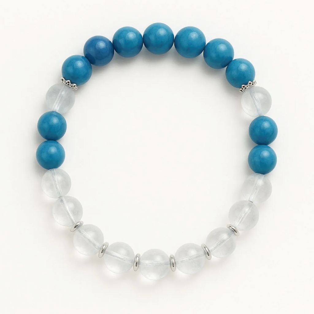 Moonstone & Aquamarine Bracelet