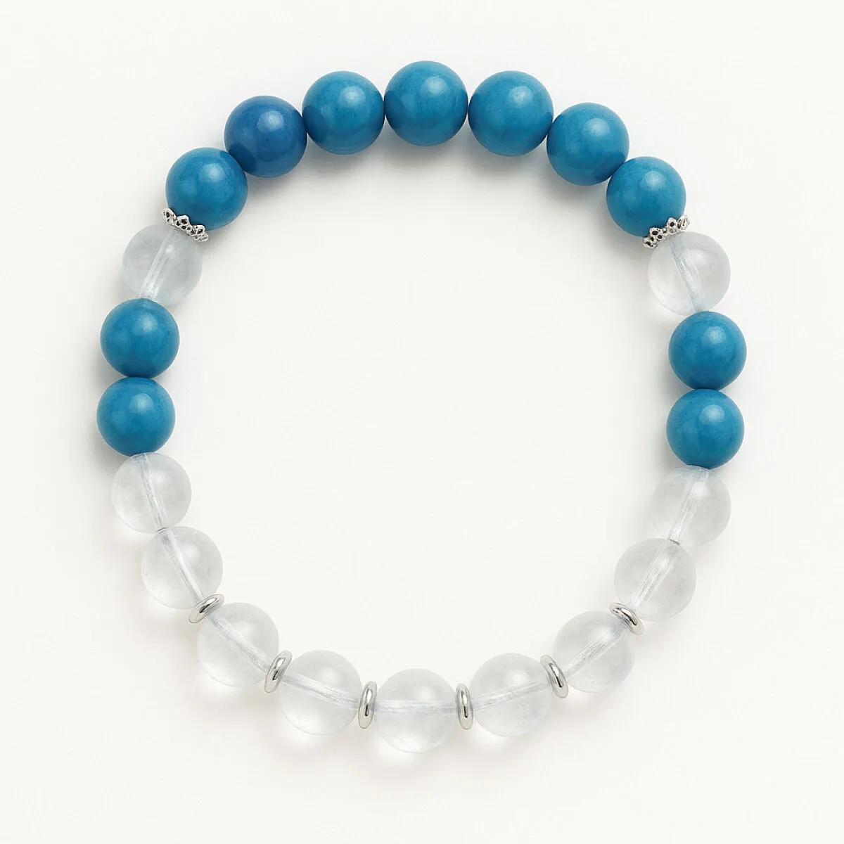 Moonstone & Aquamarine Bracelet